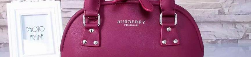 Bolsa Couro Burberry