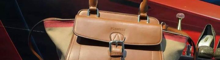 Bolsa Couro Burberry