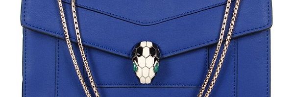 Bolsa Couro Bvlgari