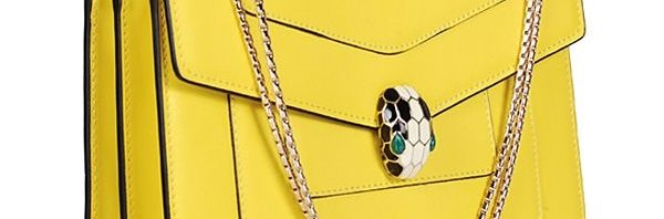 Bolsa Couro Bvlgari