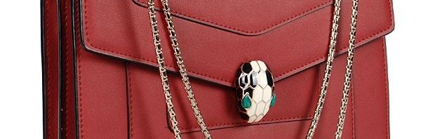 Bolsa Couro Bvlgari
