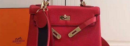Bolsa Couro Hermes Vermelha Birkin