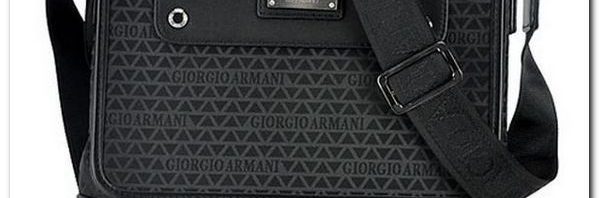 Bolsa Couro Masc. Giorgio Armani