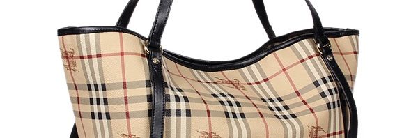 Bolsa Tote em Couro Burberry