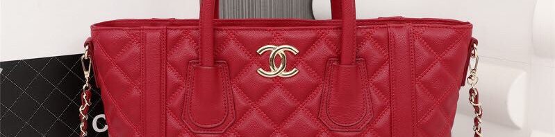Bolsa couro vermelha Chanel ( Pronta Entrega )
