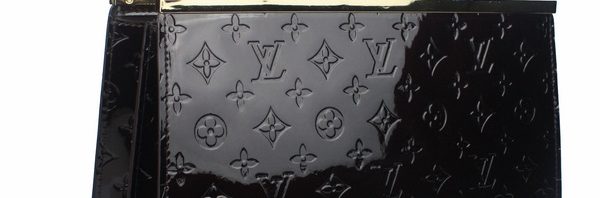 Bolsa de couro Preta Louis Vuitton
