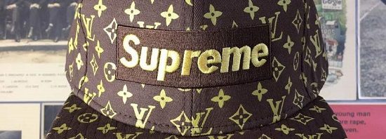 Boné Louis Vuitton x Supreme