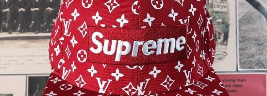 Boné Louis Vuitton x Supreme