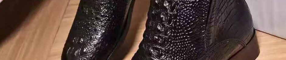 Bota Cano Baixo Couro Hermes