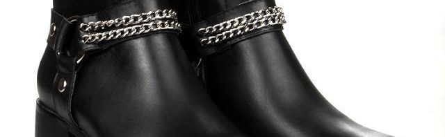 Bota Couro Yves Saint Laurent