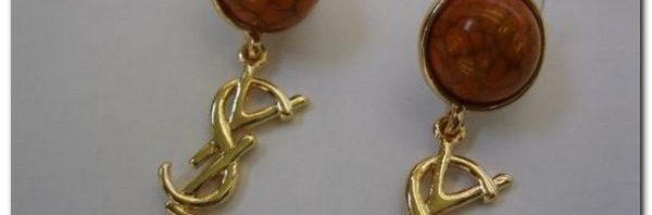 Brincos Yves Saint Laurent