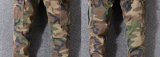 Calça Amiri camuflada