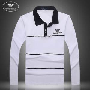 Camisa Polo Manga Longa Armani