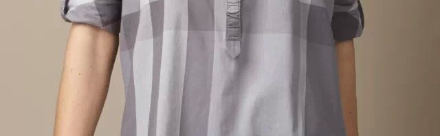 Camisa Xadrez Fem. Burberry