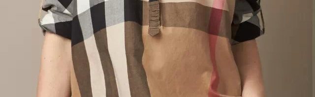 Camisa Xadrez Fem. Burberry