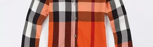 Camisa Xadrez Manga Longa Fem. Burberry