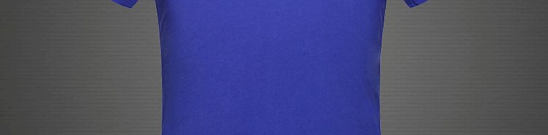 Camiseta Gola V Azul Philipp Plein