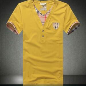 Camiseta Gola V Burberry