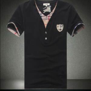 Camiseta Gola V Burberry