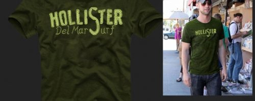 Camiseta Hollister