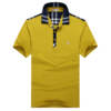 Camiseta Polo Amarela Burberry