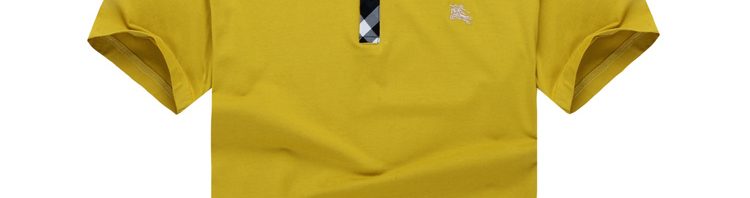 Camiseta Polo Amarela Burberry
