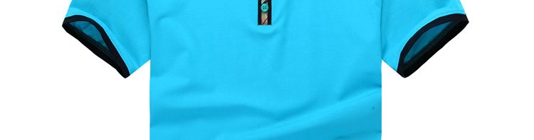 Camiseta Polo Azul Burberry