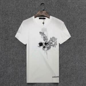 Camiseta com bordado Alexander MCQueen