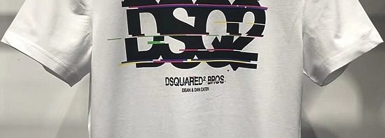 Camiseta com estampa DSquared2