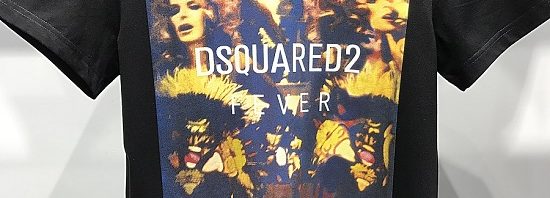 Camiseta com estampa DSquared2