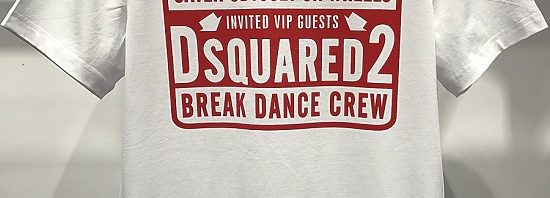 Camiseta com estampa DSquared2