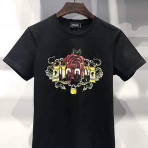 Camiseta preta icon DSquared2