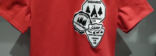 Camiseta vermelha DSquared2