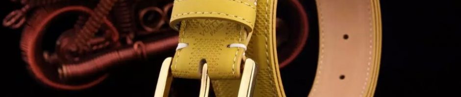 Cinto Amarelo Louis Vuitton