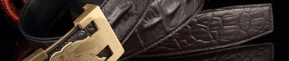 Cinto Couro Burberry