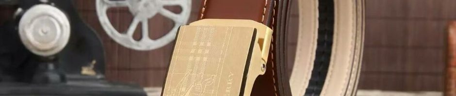 Cinto Couro Marrom Burberry