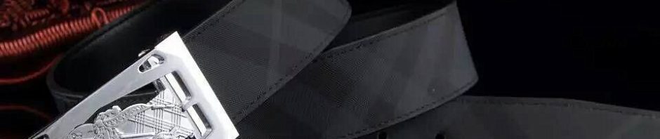 Cinto Couro Xadrez Burberry