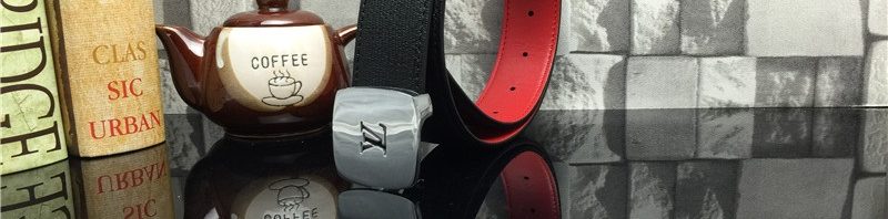 Cinto Fivela Prateada Louis Vuitton