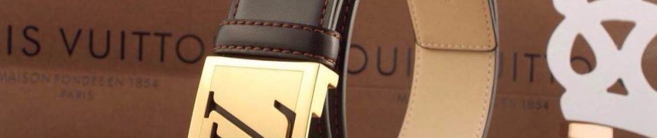 Cinto Masc. Couro Louis Vuitton