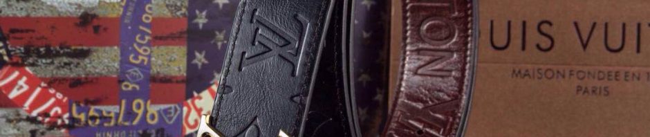 Cinto Preto Louis Vuitton