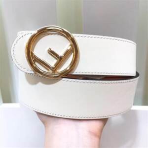 Cinto couro Fendi