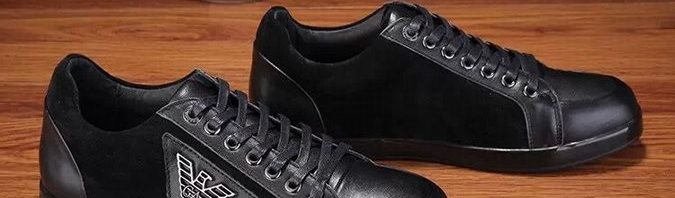 Emporio Armani Tênis de Couro