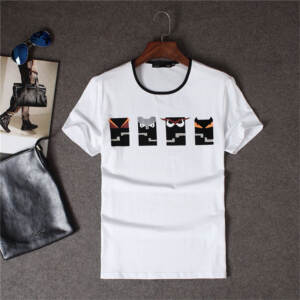 Fendi Camiseta Branca Fendi