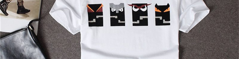 Fendi Camiseta Branca Fendi