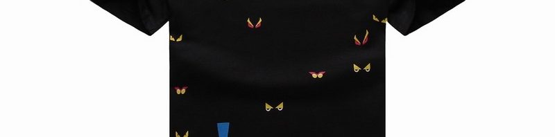Fendi Camiseta Preta Fendi