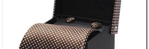 Gravata Abotoaduras Emporio Armani
