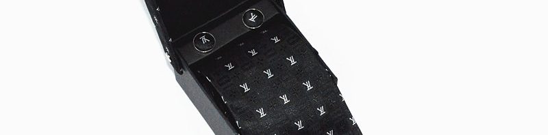 Gravata Abotoaduras Lenço Louis Vuitton