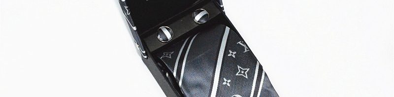 Gravata Abotoaduras Lenço Louis Vuitton