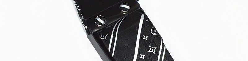 Gravata Abotoaduras Lenço Louis Vuitton