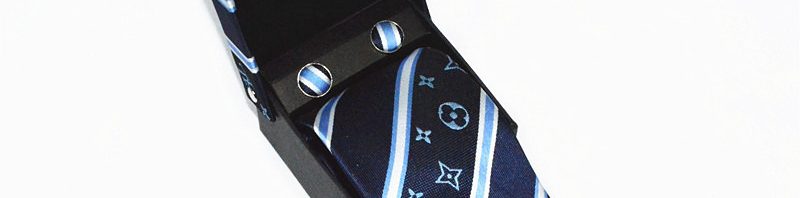 Gravata Abotoaduras Lenço Louis Vuitton